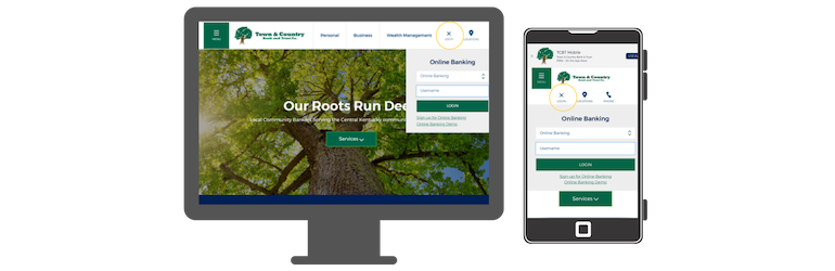 online banking login